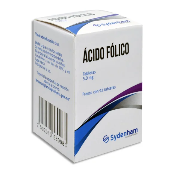 Acido Folico 5 Mg Tab 92